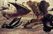 Filippo Napoletano Naval Battle Germany oil painting artist